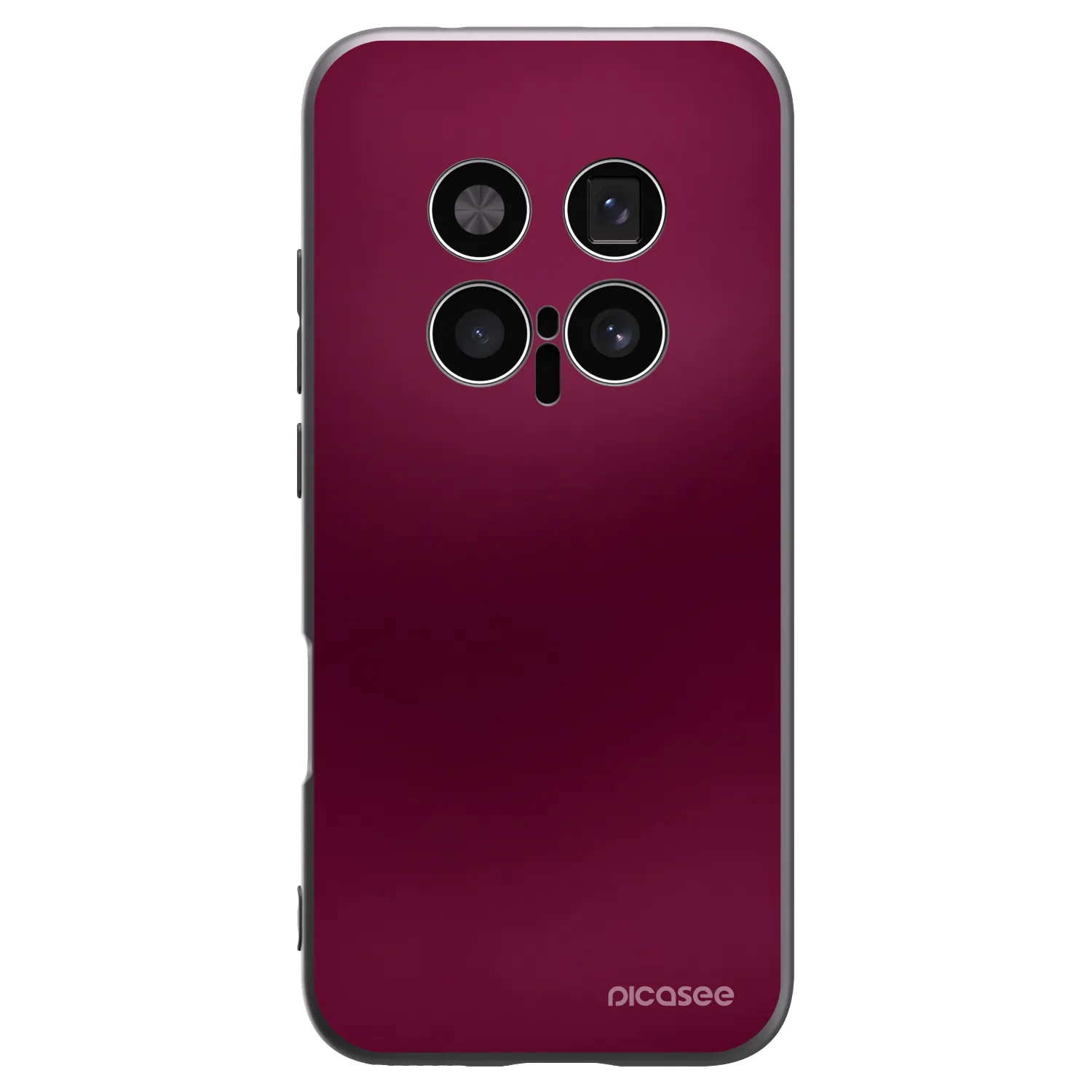 Picasee Honor Magic8 Pro 5G Hülle - Schwarzes Silikon - Velvet Bordeaux