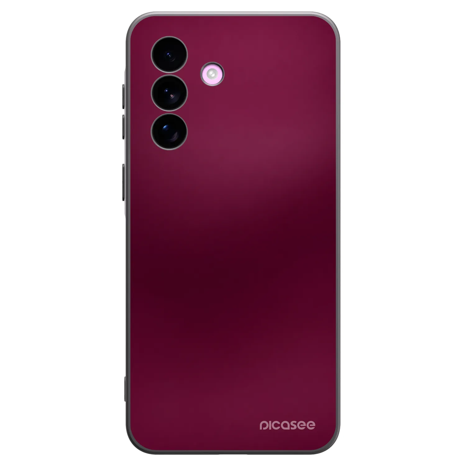 Picasee Samsung Galaxy A57 5G Hülle - Schwarzes Silikon - Velvet Bordeaux