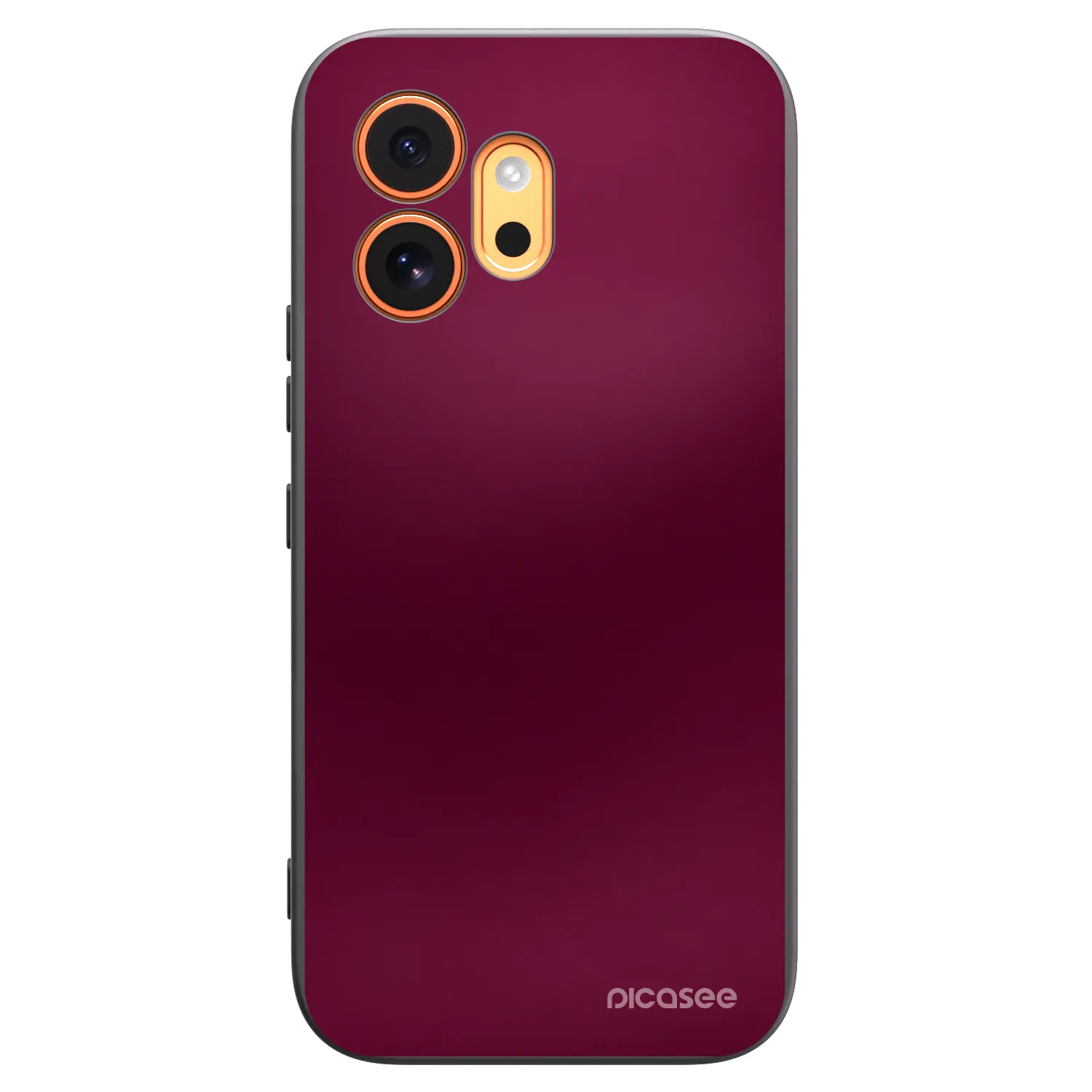 Picasee Honor 600 Hülle - Schwarzes Silikon - Velvet Bordeaux