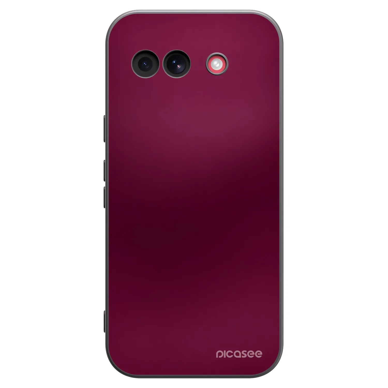 Picasee Google Pixel 10a Hülle - Schwarzes Silikon - Velvet Bordeaux