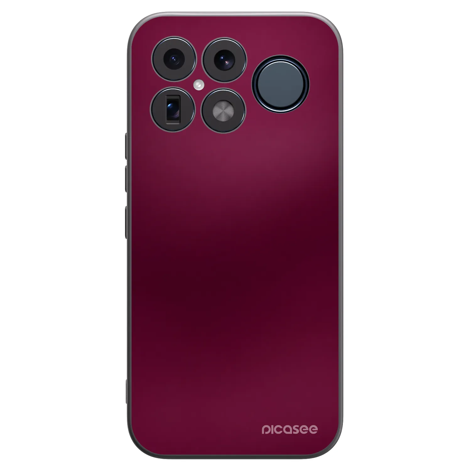 Picasee Xiaomi Poco F8 Ultra Hülle - Schwarzes Silikon - Velvet Bordeaux