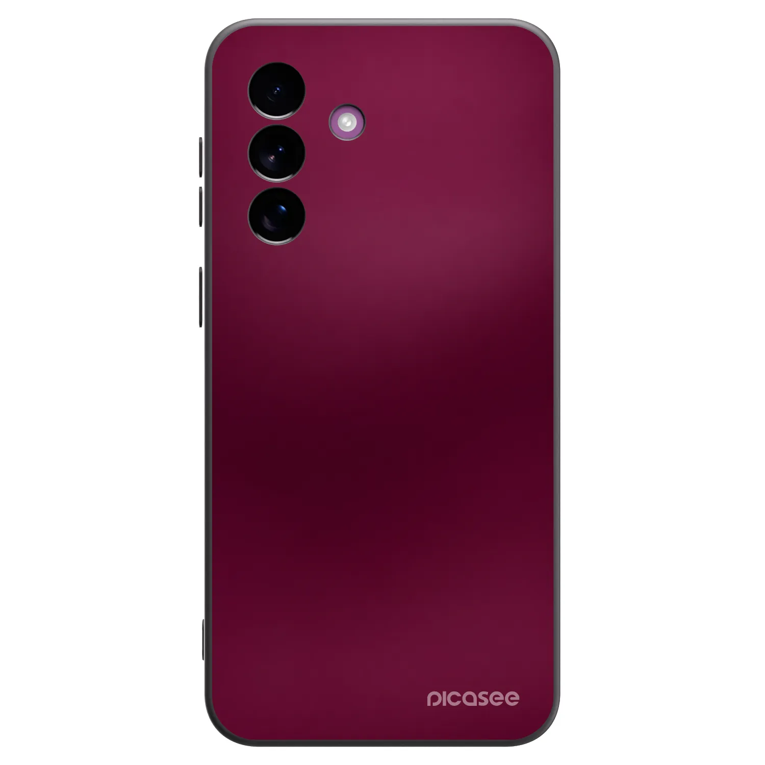 Picasee Samsung Galaxy A37 Hülle - Schwarzes Silikon - Velvet Bordeaux