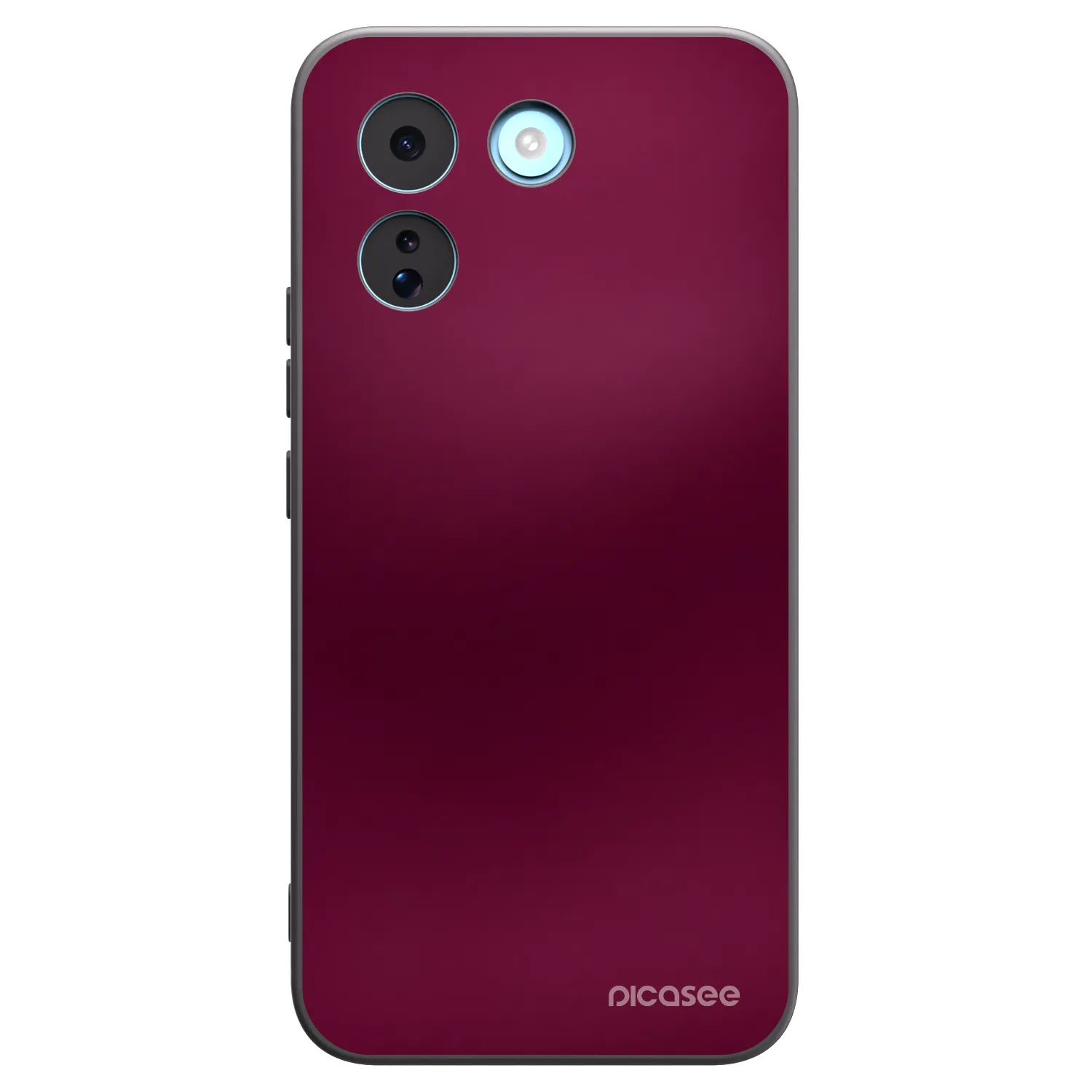 Picasee Xiaomi Redmi Note 17 Pro MAX 5G Hülle - Schwarzes Silikon - Velvet Bordeaux