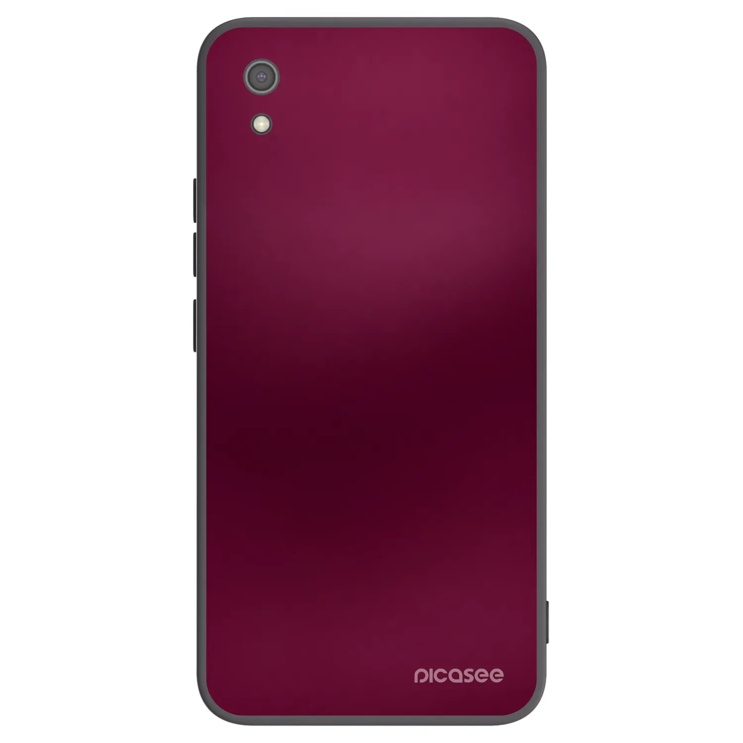 Picasee Xiaomi Redmi 7A Hülle - Schwarzes Silikon - Velvet Bordeaux
