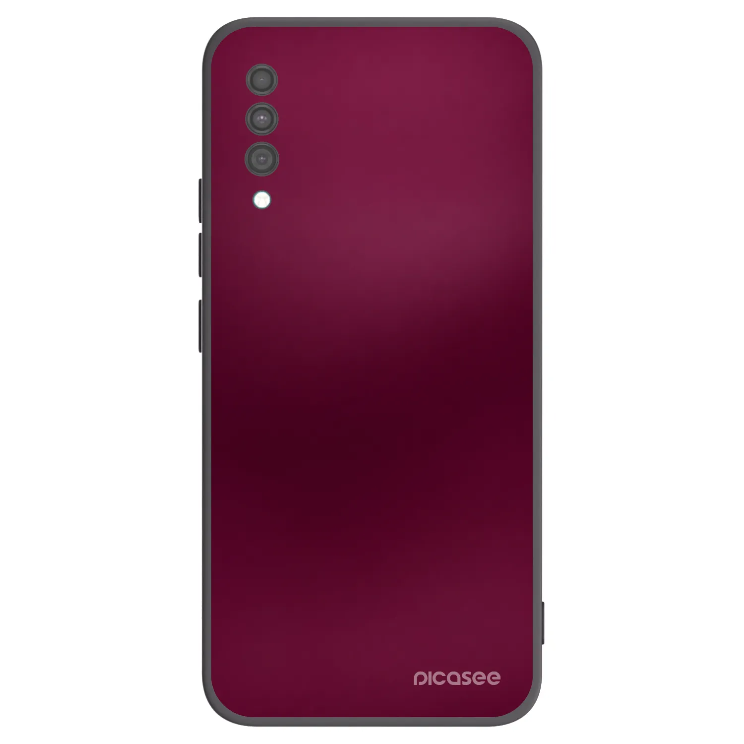 Picasee Samsung Galaxy A30s A307F Hülle - Schwarzes Silikon - Velvet Bordeaux