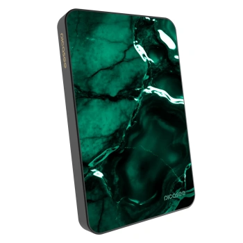 Powerbank mit MagSafe 5 000 mAh Grau - Dark emerald