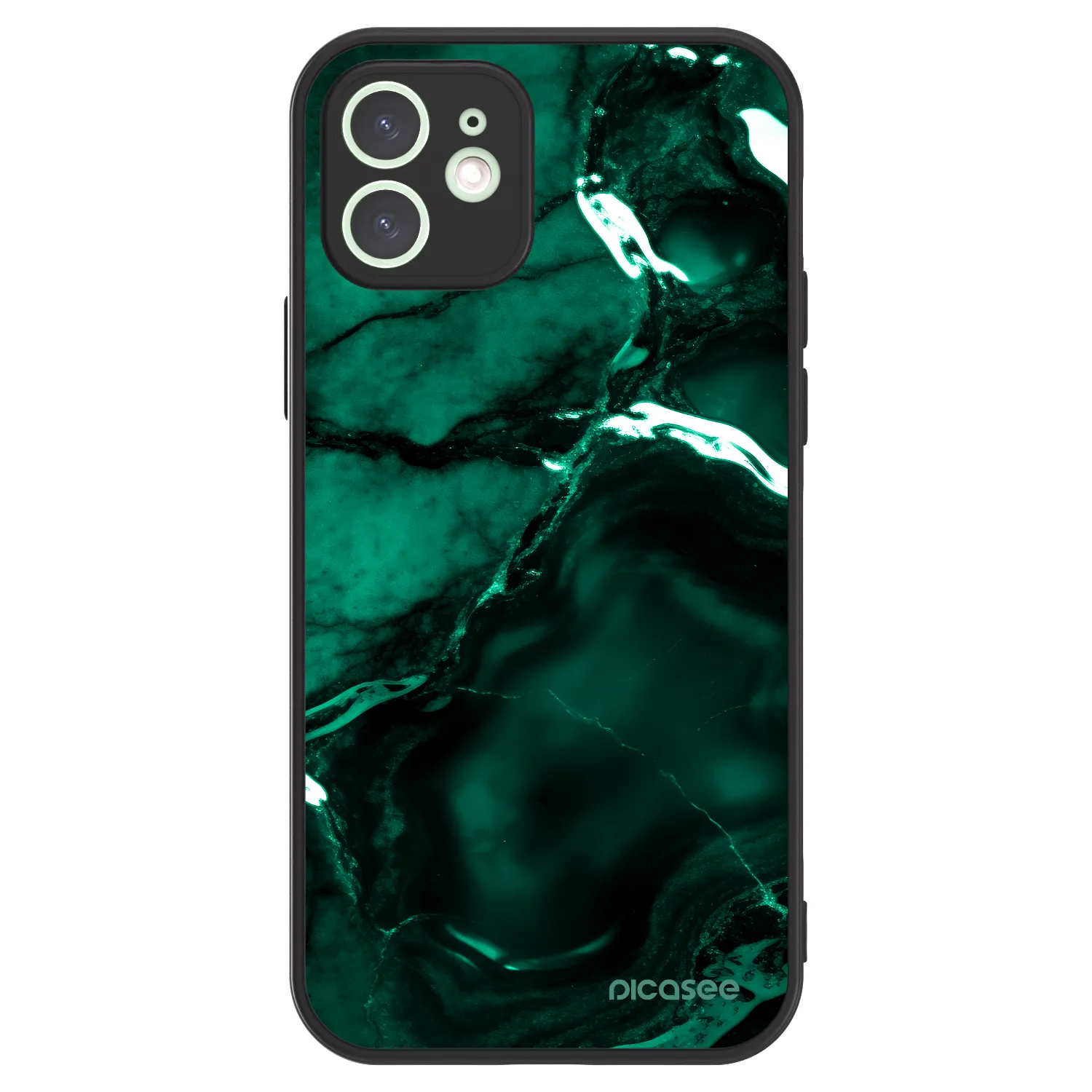 Picasee ULTIMATE CASE MagSafe für Apple iPhone 12 - Dark emerald
