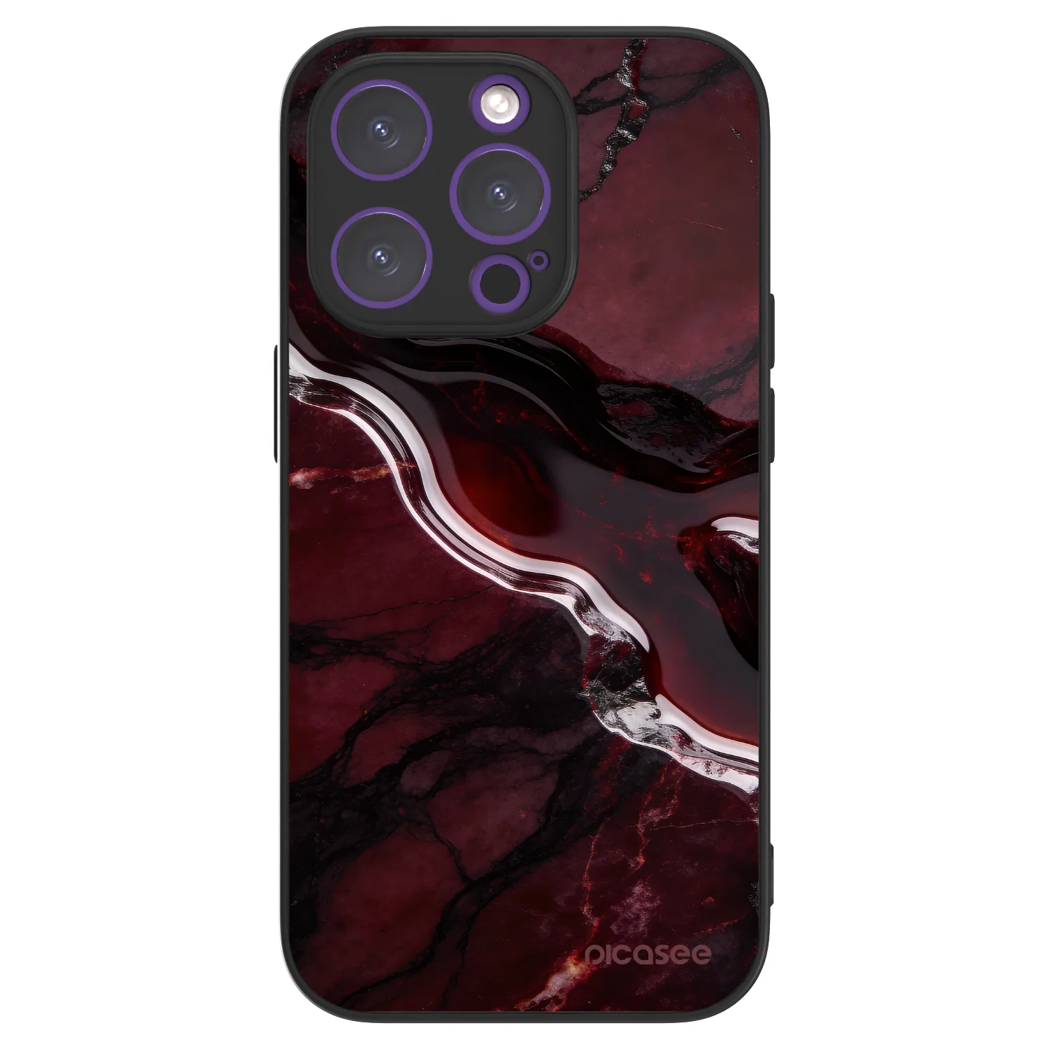 Picasee ULTIMATE CASE MagSafe für Apple iPhone 14 Pro - Cherry stone