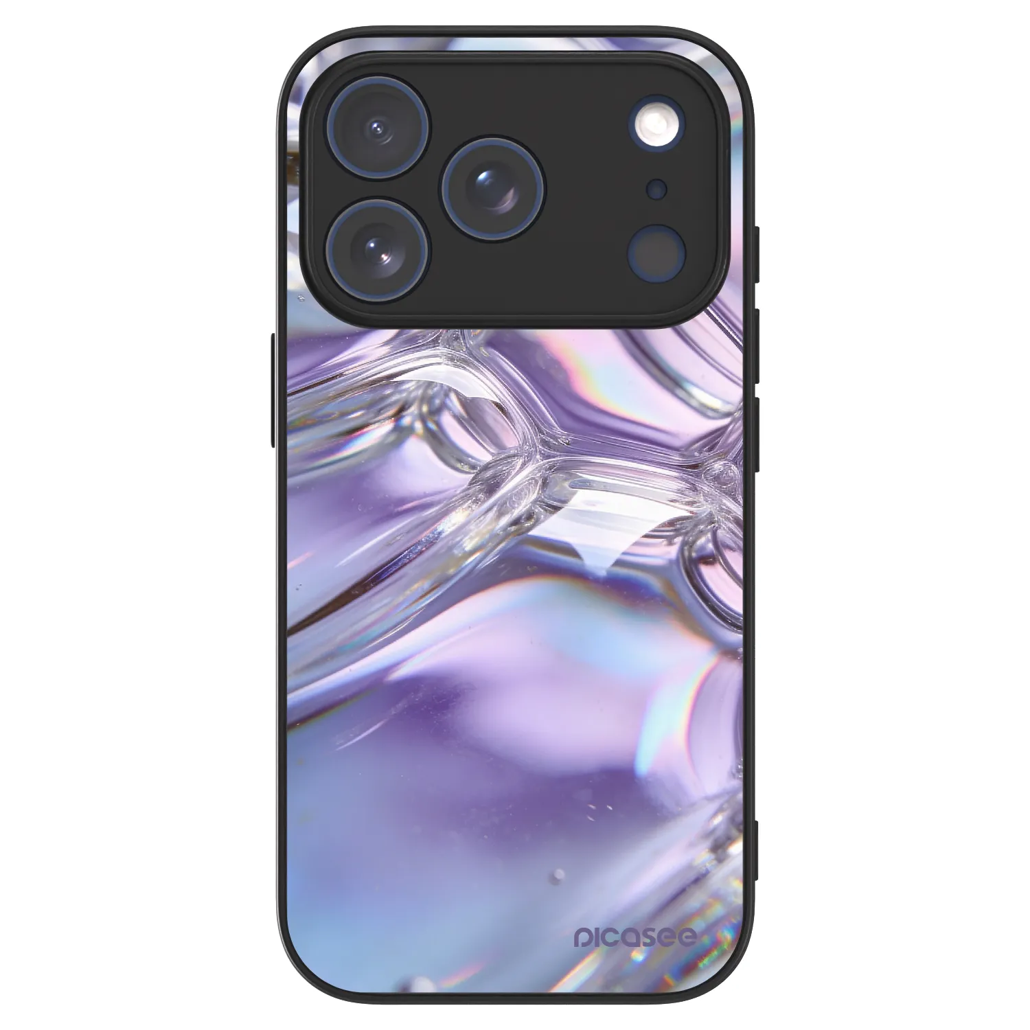 Picasee ULTIMATE CASE MagSafe für Apple iPhone 18 Pro - Iridescent bubbles