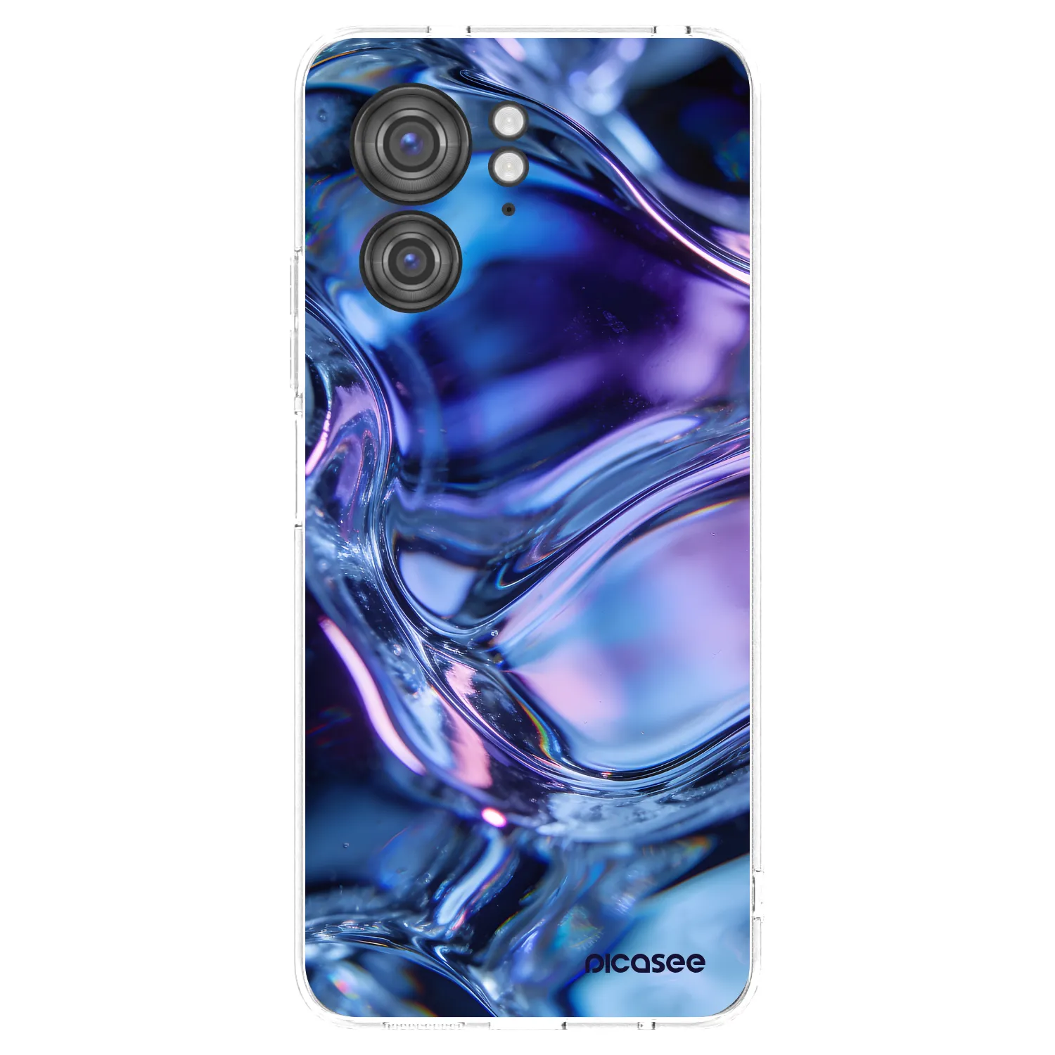 Picasee Motorola Edge 40 Hülle - Transparentes Silikon - Iris liquid