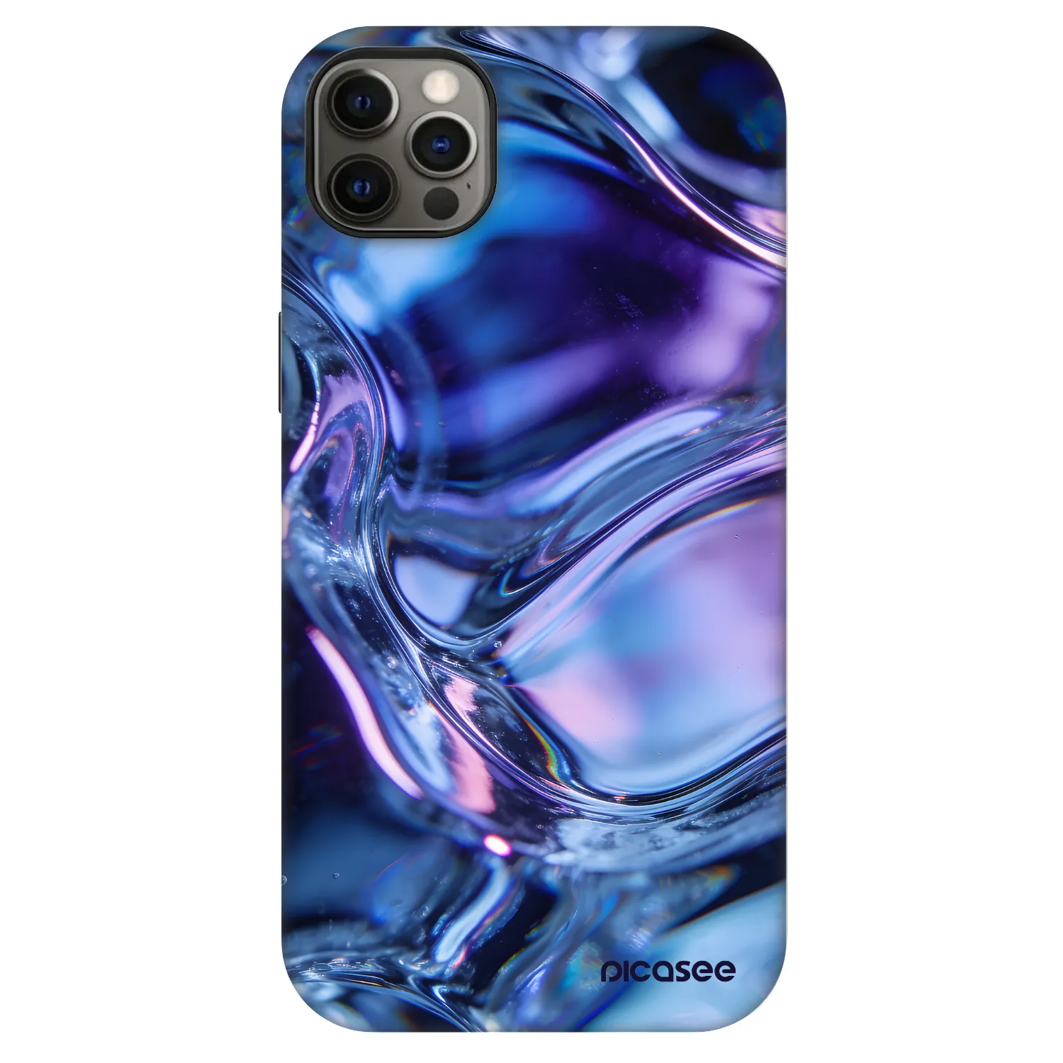 Picasee Fashion Case MagSafe für Apple iPhone 12 Pro Max - Iris liquid