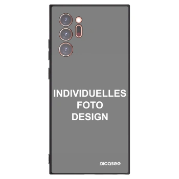 Picasee Samsung Galaxy Note 20 Ultra Hülle - Schwarzes Silikon - Individuelles Fotodesign