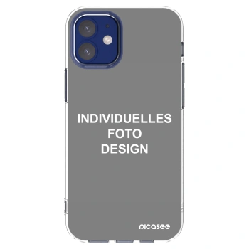 Picasee Apple iPhone 12 mini Hülle - Transparentes Silikon - Individuelles Fotodesign