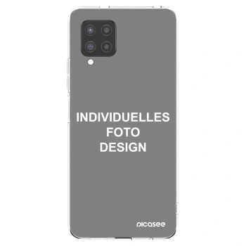 Picasee Samsung Galaxy A42 A426B Hülle - Transparentes Silikon - Individuelles Fotodesign