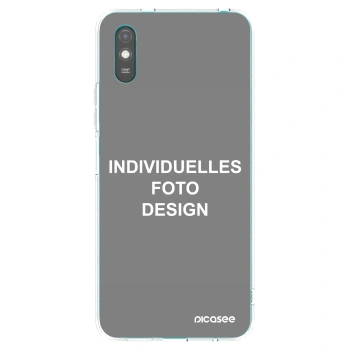 Picasee Xiaomi Redmi 9AT Hülle - Transparentes Silikon - Individuelles Fotodesign