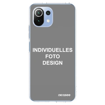 Picasee Xiaomi Mi 11 Lite Hülle - Transparentes Silikon - Individuelles Fotodesign
