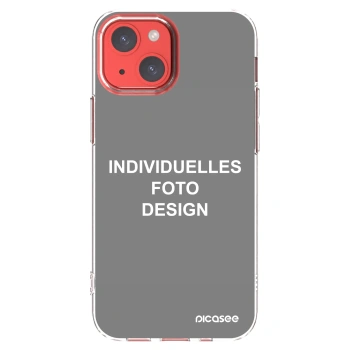 Picasee Apple iPhone 13 mini Hülle - Transparentes Silikon - Individuelles Fotodesign