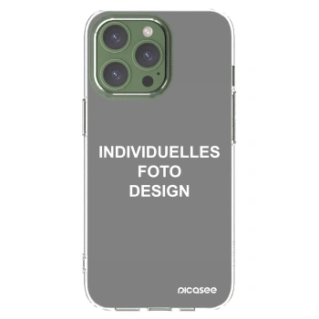 Picasee Apple iPhone 13 Pro Hülle - Transparentes Silikon - Individuelles Fotodesign