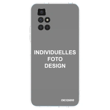 Picasee Xiaomi Redmi 10 Hülle - Transparentes Silikon - Individuelles Fotodesign