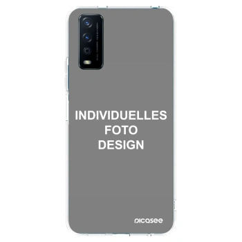 Picasee Vivo Y11s Hülle - Transparentes Silikon - Individuelles Fotodesign