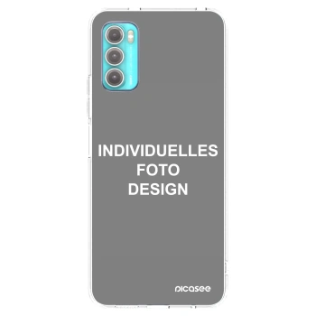 Picasee Motorola Moto G60 Hülle - Transparentes Silikon - Individuelles Fotodesign