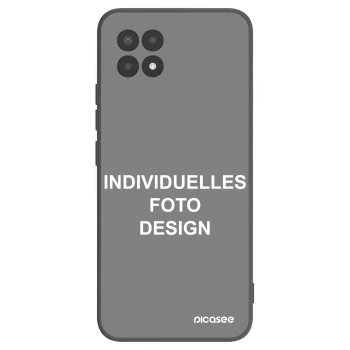 Picasee Realme 8i Hülle - Schwarzes Silikon - Individuelles Fotodesign