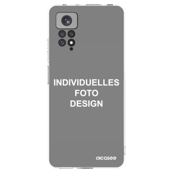 Picasee Xiaomi Redmi Note 11 Hülle - Transparentes Silikon - Individuelles Fotodesign