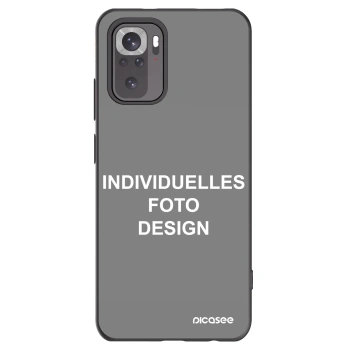 Picasee Xiaomi Redmi Note 11S 4G Hülle - Schwarzes Silikon - Individuelles Fotodesign