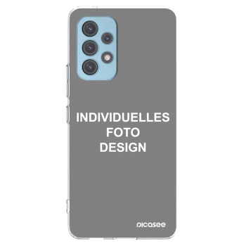 Picasee Samsung Galaxy A53 5G A536 Hülle - Transparentes Silikon - Individuelles Fotodesign