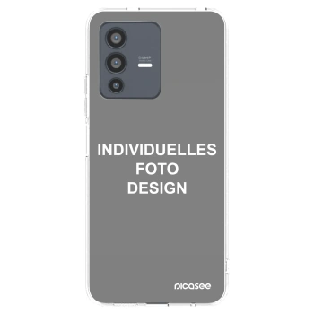 Picasee Vivo V23 5G Hülle - Transparentes Silikon - Individuelles Fotodesign
