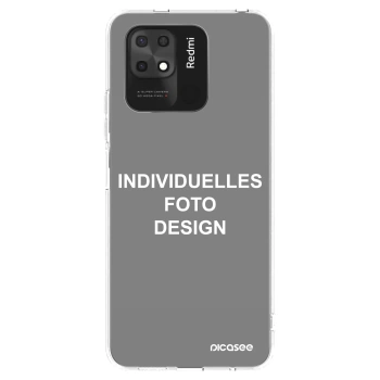 Picasee Xiaomi Redmi 10C Hülle - Transparentes Silikon - Individuelles Fotodesign
