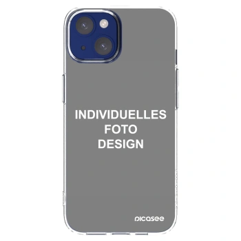 Picasee Apple iPhone 14 Hülle - Transparentes Silikon - Individuelles Fotodesign