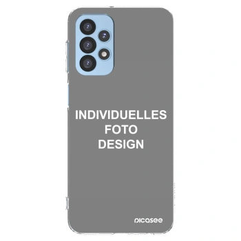 Picasee Samsung Galaxy A23 A235F 4G Hülle - Transparentes Silikon - Individuelles Fotodesign