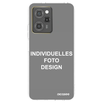 Picasee Xiaomi Poco X5 Pro Hülle - Schwarzes Silikon - Individuelles Fotodesign