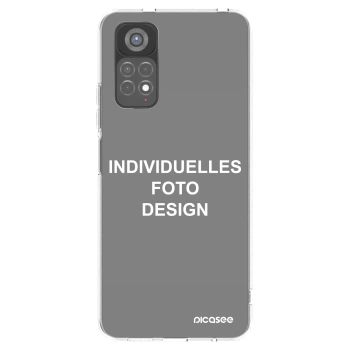 Picasee Xiaomi Redmi Note 11S 5G Hülle - Transparentes Silikon - Individuelles Fotodesign