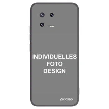 Picasee Xiaomi 13 Pro Hülle - Schwarzes Silikon - Individuelles Fotodesign