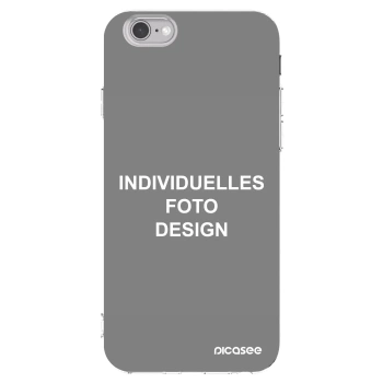Picasee Apple iPhone 6/6S Hülle - Transparentes Silikon - Individuelles Fotodesign