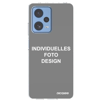 Picasee Xiaomi Redmi Note 12 Pro 5G Hülle - Transparentes Silikon - Individuelles Fotodesign