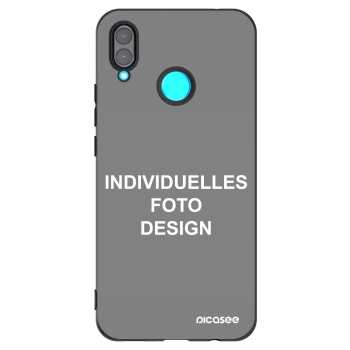 Picasee Huawei Nova 3 Hülle - Schwarzes Silikon - Individuelles Fotodesign