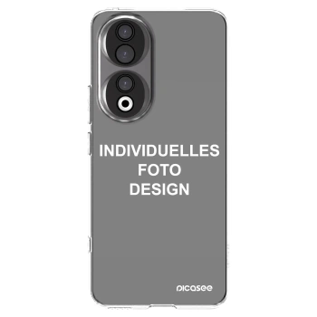 Picasee Honor 90 5G Hülle - Transparentes Silikon - Individuelles Fotodesign
