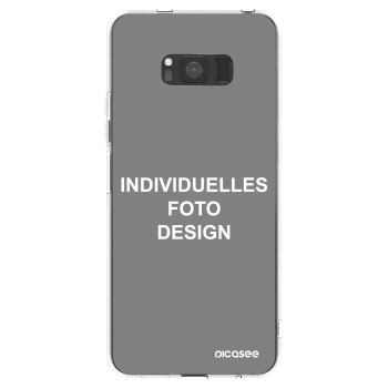 Picasee Samsung Galaxy S8 G950F Hülle - Transparentes Silikon - Individuelles Fotodesign