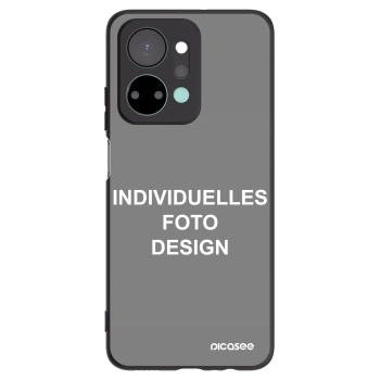 Picasee Honor X7a Hülle - Schwarzes Silikon - Individuelles Fotodesign