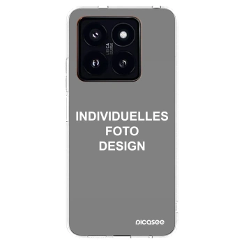 Picasee Xiaomi 14 Pro Hülle - Transparentes Silikon - Individuelles Fotodesign
