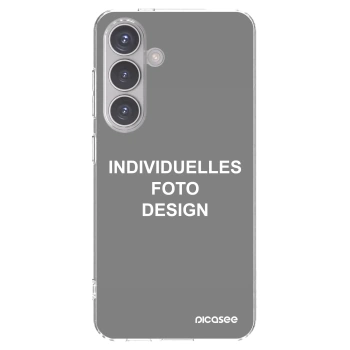 Picasee Samsung Galaxy S24 S921B 5G Hülle - Transparentes Silikon - Individuelles Fotodesign