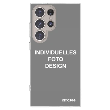 Picasee Samsung Galaxy S24 Ultra S928B 5G Hülle - Transparentes Silikon - Individuelles Fotodesign
