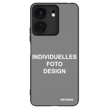 Picasee Xiaomi Redmi 13C 4G Hülle - Schwarzes Silikon - Individuelles Fotodesign