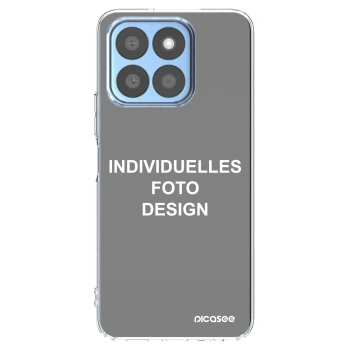 Picasee Honor X8b Hülle - Transparentes Silikon - Individuelles Fotodesign