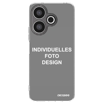 Picasee Xiaomi Redmi 13 4G Hülle - Transparentes Silikon - Individuelles Fotodesign