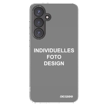 Picasee Samsung Galaxy S24 FE S721B Hülle - Transparentes Silikon - Individuelles Fotodesign