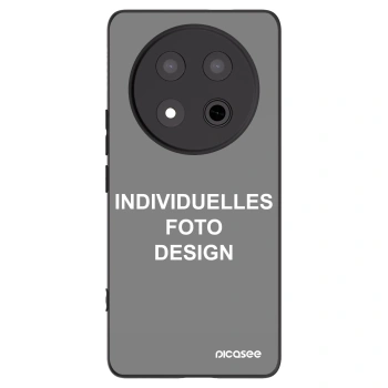 Picasee Honor Magic7 Lite 5G Hülle - Schwarzes Silikon - Individuelles Fotodesign